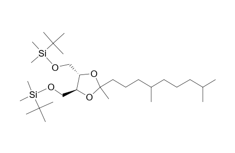 tert-Butyl-[[(4S,5S)-5-[[tert-butyl(dimethyl)silyl]oxymethyl]-2-(4,8-dimethylnonyl)-2-methyl-1,3-dioxolan-4-yl]methoxy]-dimethyl-silane