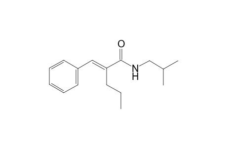 (E)-2-Benzylidene-N-isobutylpentanamide
