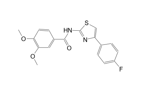 N-[4-(4-fluorophenyl)-1,3-thiazol-2-yl]-3,4-dimethoxybenzamide