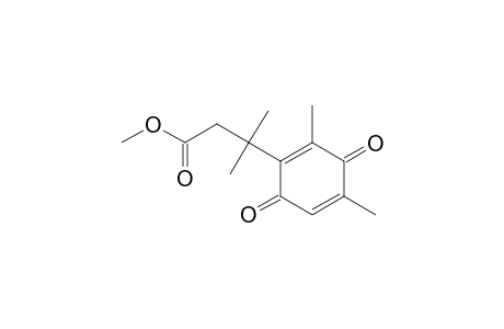 Methyl 3-(2,4-dimethyl-3,6-dioxocyclohexa-1,4-dien-1-yl)-3-methylbutanoate