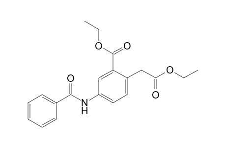 Ethyl 5-(benzoylamino)-2-[(ethoxycarbonyl)methyl]benzoate