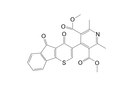 Dimethyl 2,6-dimehtyl-4-(4',5'-dihydro-4',5'-dioxo-indeno[1,2-b]thiopyran-3'-yl)pyridine-3,5-dicarboxylate