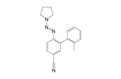 (E)-2'-Methyl-6-(pyrrolidin-1-yldiazenyl)-[1,1'-biphenyl]-3-carbonitrile