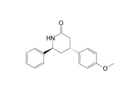 trans-4-(4-Methoxyphenyl)-6-phenyl-2-piperidone