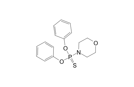 Phosphonothioic acid, morpholino-, o,o-diphenyl ester