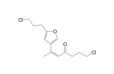 7-Chloro-2-[5'-( 3"-chloropropyl)-3'-furanyl]-2-hepten-4-one