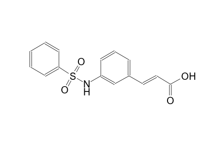 (2E)-3-{3-[(phenylsulfonyl)amino]phenyl}-2-propenoic acid