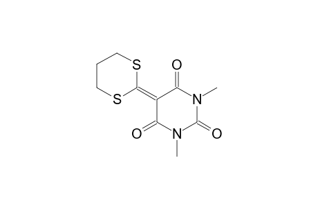 5-(1,3-dithian-2-ylidene)-1,3-dimethyl-1,3-diazinane-2,4,6-trione