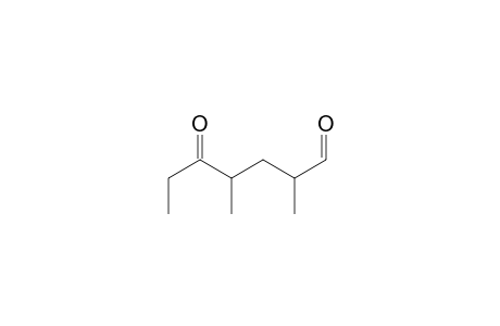 2,4-Dimethyl-5-oxo-heptanal