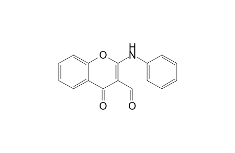 2-Anilino-4-keto-chromene-3-carbaldehyde