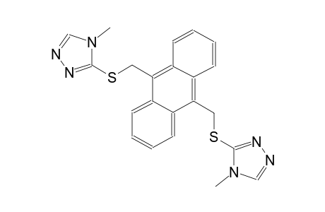 4H-1,2,4-triazole, 4-methyl-3-[[[10-[[(4-methyl-4H-1,2,4-triazol-3-yl)thio]methyl]-9-anthracenyl]methyl]thio]-
