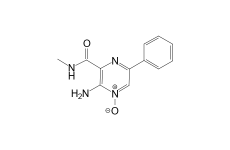 3-Amino-N-methyl-6-phenyl-2-pyrazinecarboxamide 4-oxide