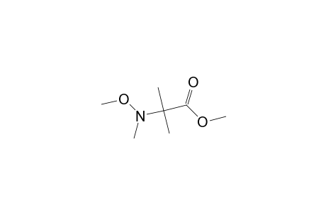 Methyl 2-[methoxy(methyl)amino]-2-methylpropanoate