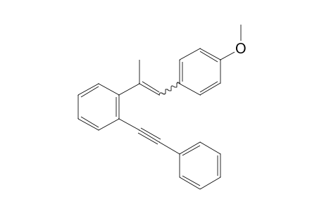 1-(1-(4-Methoxyphenyl)prop-1-en-2-yl)-2-(phenylethynyl)benzene