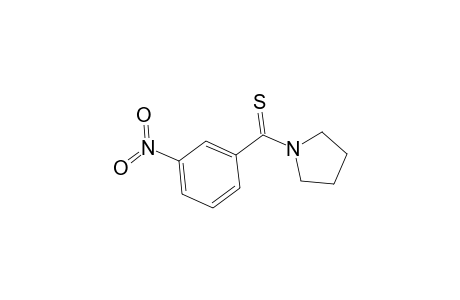 1-(3-Nitrobenzothioyl)pyrrolidine