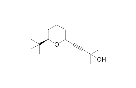 2-(3-Hydroxy-3-methylbutynyl)-6(R)-tert-butyltetrahydropyran isomer