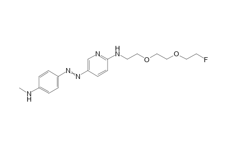 N-[2-[2-(2-fluoroethoxy)ethoxy]ethyl]-5-[4-(methylamino)phenyl]azo-pyridin-2-amine