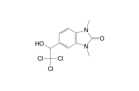 1,3-Dimethyl-5-(2,2,2-trichloro-1-hydroxyethyl)-1,3-dihydro-2H-benzimidazol-2-one