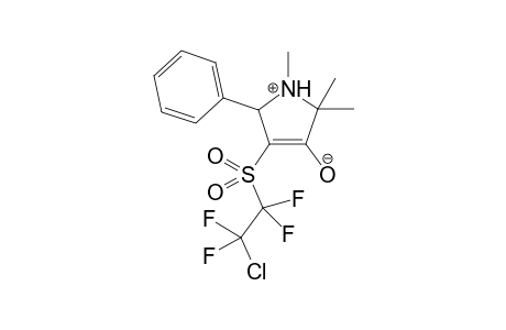4-(2-Chloro-1,1,2,2-tetrafluoroethylsulfonyl)-1,2,2-trimethyl-5-phenyl-2,5-dihydro-1H-pyrrolium-3-olate