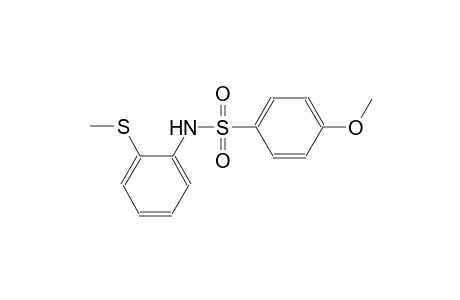 4-methoxy-N-[2-(methylsulfanyl)phenyl]benzenesulfonamide