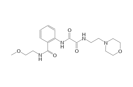 ethanediamide, N~1~-[2-[[(2-methoxyethyl)amino]carbonyl]phenyl]-N~2~-[2-(4-morpholinyl)ethyl]-
