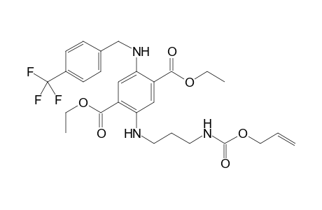 Diethyl 2-[3-(allyloxycarbonylamino)propylamino]-5-[4-(trifluoromethyl)benzylamino]terephthalate