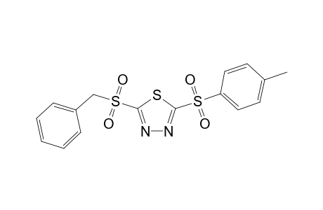 2-(4-Methylphenyl)sulfonyl-5-(phenylmethyl)sulfonyl-1,3,4-thiadiazole