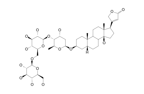 DIGITOXIGENIN-3-O-BETA-D-GLUCOPYRANOSYL-(1->6)-O-BETA-D-GLUCOPYRANOSYL-(1->4)-O-BETA-D-DIGITOXOPYRANOSIDE