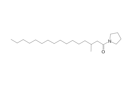 Pyrrolidine, 1-(3-methyl-1-oxohexadecyl)-