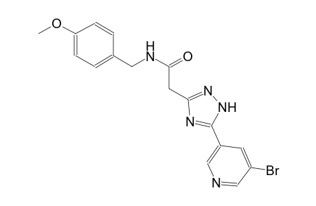 1H-1,2,4-triazole-3-acetamide, 5-(5-bromo-3-pyridinyl)-N-[(4-methoxyphenyl)methyl]-