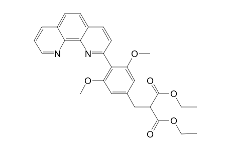 2-{2,6-Dimethoxy-4-[(2,2-bis(ethoxycarbonyl)ethyl]phenyl}-1,10-phenanthroline