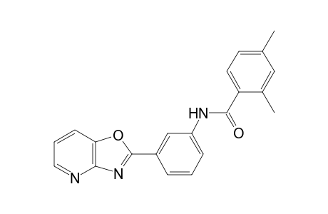 2,4-Dimethyl-N-(3-oxazolo[4,5-b]pyridin-2-ylphenyl)benzamide
