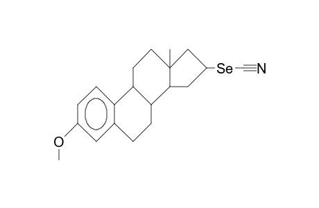 16a-Selenocyanato-3-methoxy-1,3,5(10)-estratriene
