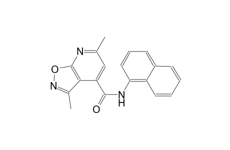 isoxazolo[5,4-b]pyridine-4-carboxamide, 3,6-dimethyl-N-(1-naphthalenyl)-