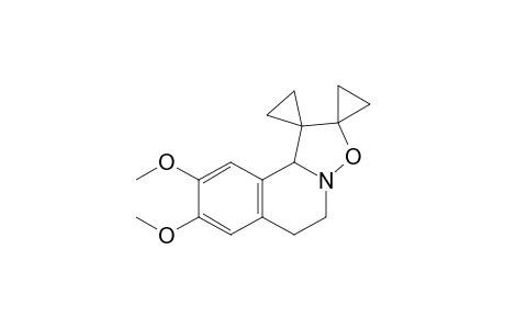 8',9'-Dimethoxydispiro[cyclopropane-1,1'-(1,5,6,10b-tetrahydro-2H-isoxazolo[3,2-a]isoquinoline)-2',1"-cyclopropane]