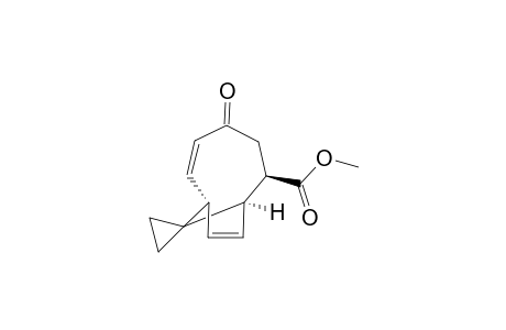 Methyl (1S*,6R*,7R*)-4'-oxo-spiro[cyclopropane-1,10'-bicyclo[5.2.1]deca-2',8'-diene]-6'-carboxylate