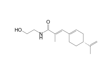 (E,E)-N-(2'-Hydroxyethyl)-3-[(4R)-4''-isopropenyl-1''-cyclohexen-1''-yl]-2-methyl-2-propenamide