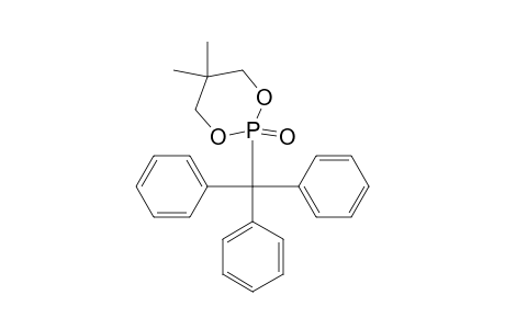 1,3,2-Dioxaphosphorinane, 5,5-dimethyl-2-(triphenylmethyl)-, 2-oxide