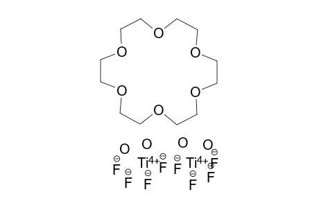 1,4,7,10,13,16-Hexaoxacyclooctadecane titanium(IV) octafluoride tetrahydrate
