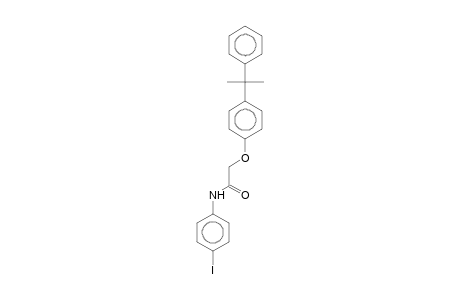 2-[4-(a,a-Dimethylbenzyl)phenoxy]-4'-iodoacetanilide