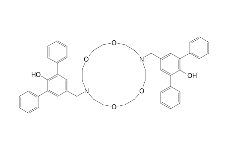 4-[[16-(4-hydroxy-3,5-diphenyl-benzyl)-1,4,10,13-tetraoxa-7,16-diazacyclooctadec-7-yl]methyl]-2,6-diphenyl-phenol