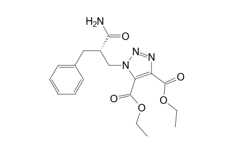 Diethyl 1-[(2S-carbamoyl-3-phenyl)-propyl]-1H-[1,2,3]triazole-4,5-dicarboxylate