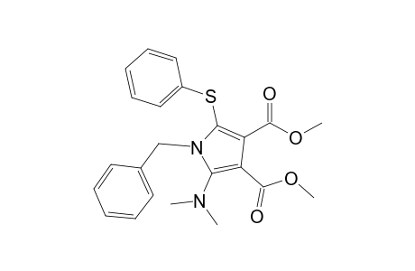 Dimethyl 1-benzyl-5-(dimethylamino)-2-(phenylthio)-1H-pyrrole-3,4-dicarboxylate