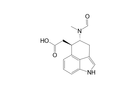 [4-.alpha.,5-.beta.]-1,3,4,5-Tetrahydro-4-N-formylmethylamino-5-(hydroxycarbonyl)methylbenz[c,d]indole