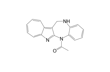 5H-12,13-dihydrocyclohepta[1',2':4,5]pyrrolo[2,3-b][1,5]benzodiazepine, N-acetyl-