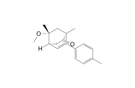 (1S,2R,4S)-2-methoxy-2,4-dimethyl-5-(4-methylphenyl)-8-bicyclo[2.2.2]oct-5-enone