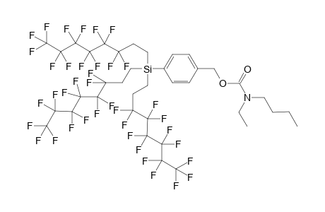 (4'-{tris[(2"-(Perfluorohexyl)ethyl]silyl}benzyl) - N-Butyl-N-ethylcarbamate