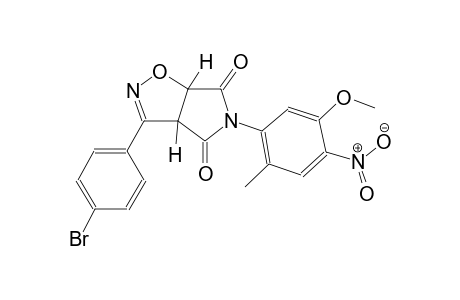 (3aR,6aS)-3-(4-bromophenyl)-5-(5-methoxy-2-methyl-4-nitrophenyl)-3aH-pyrrolo[3,4-d]isoxazole-4,6(5H,6aH)-dione