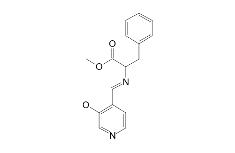 (E)-METHYL-2-[(3-HYDROXYPYRIDIN-4-YL)-METHYLENAMINO]-PHENYLPROPANOATE