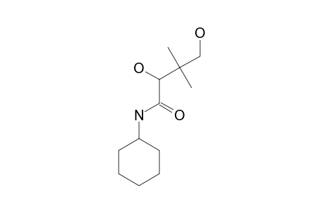 (+)-N-cyclohexyl-2,4-dihydroxy-3,3-dimethylbutyramide